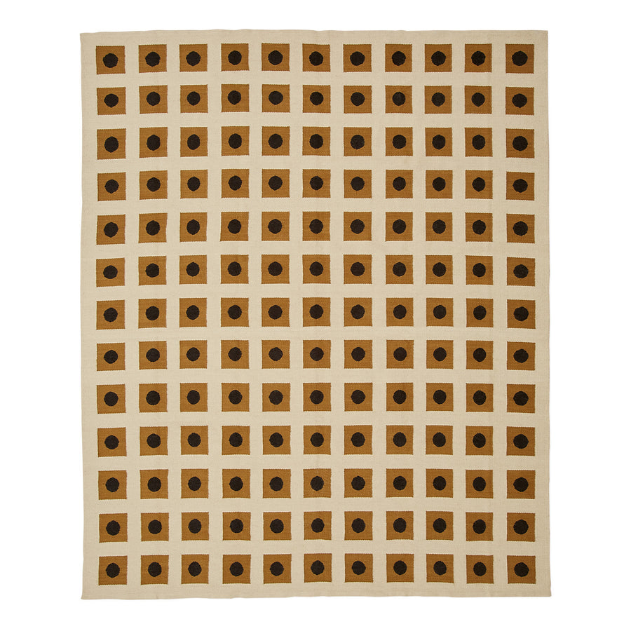 Dotted Squares Flatweave Rug | Oroa.com