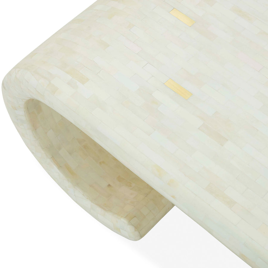 Brick Inlaid Cocktail Table | Oroa.com