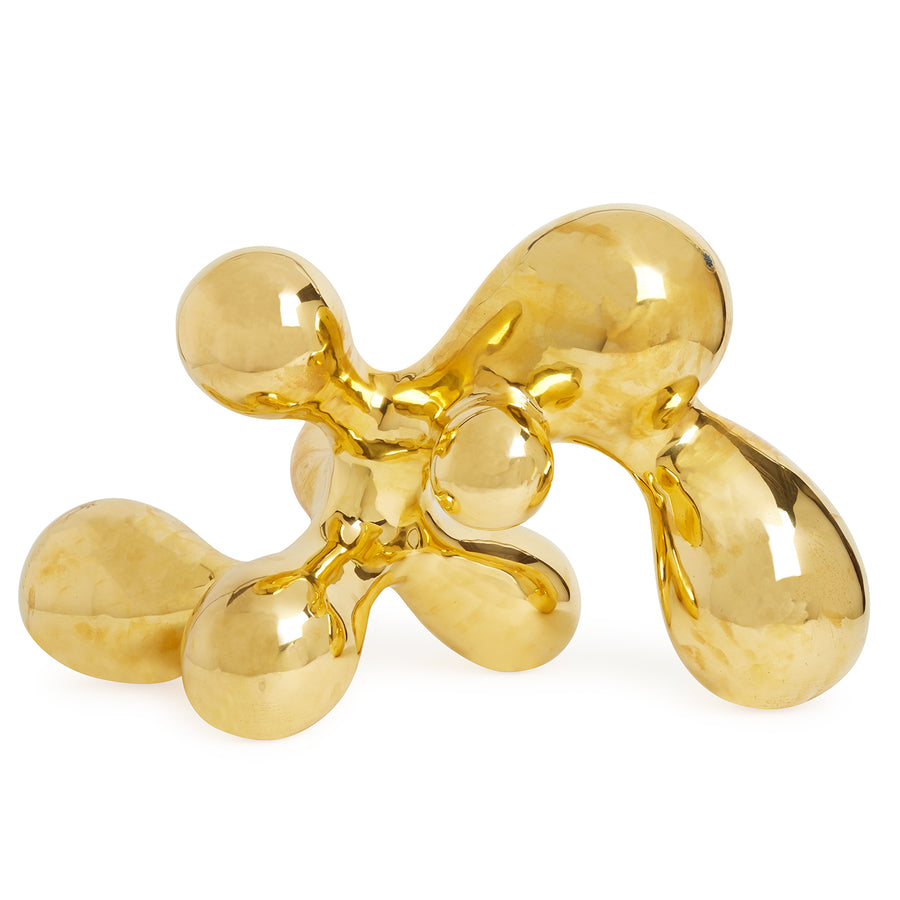Organic-Shaped Brass Decor L | Oroa.com
