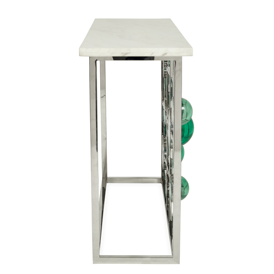 Marble Fretwork Console Table | Oroa.com