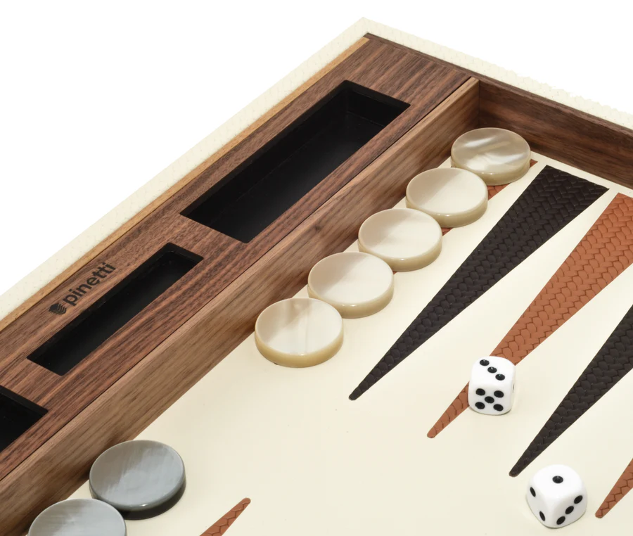 Walnut Wood Backgammon Set | Oroa.com