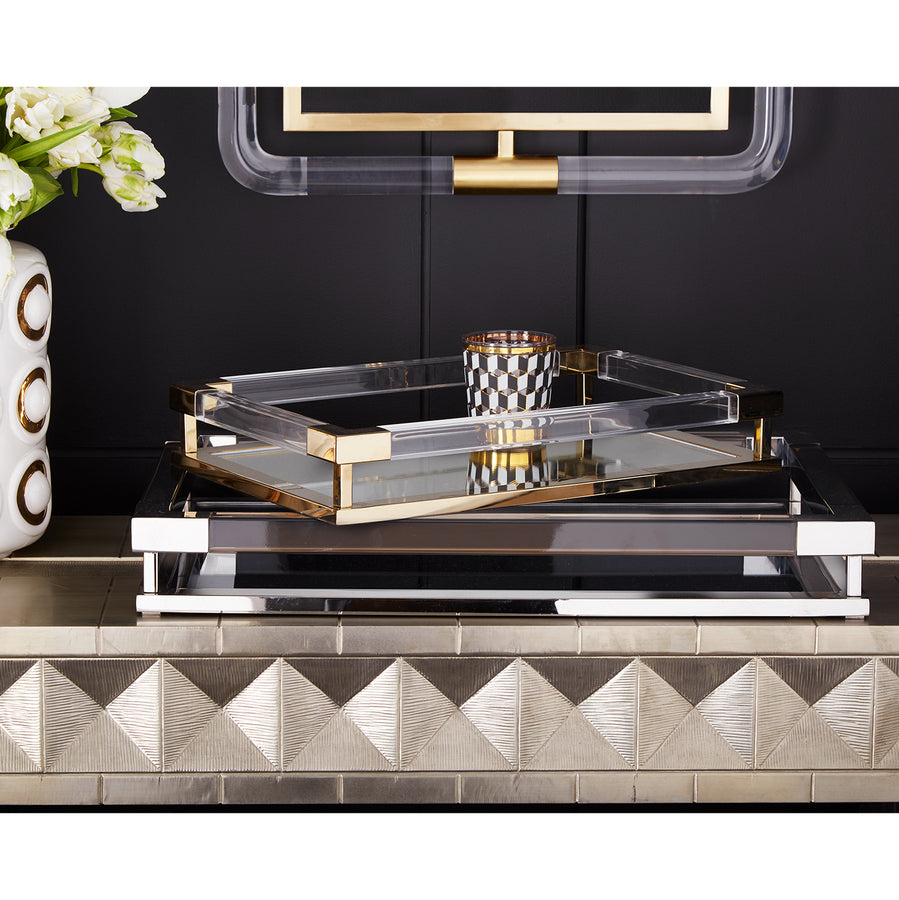 Clear Acrylic Framed Tray S | Oroa.com