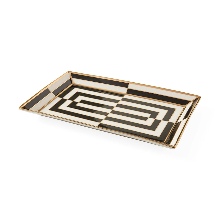 Porcelain Rectangular Serving Tray | Oroa.com