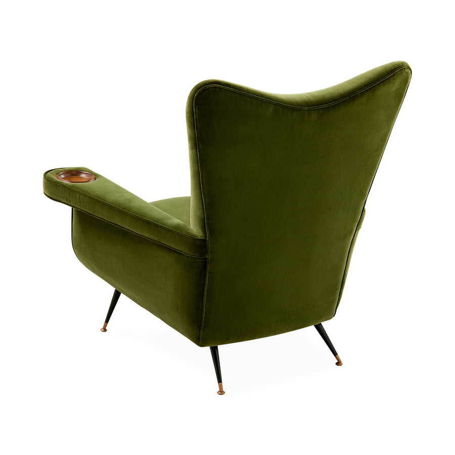 Green Velvet Lounge Chair | Oroa.com