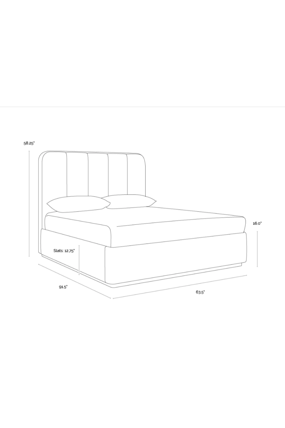 Modern European furniture - Channel Tufted Bed - www.oroa.com | Oroa.com
