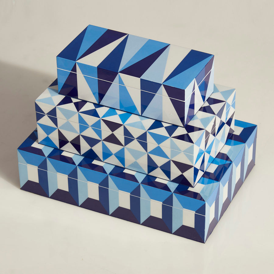 Geometric Pattern Lacquer Box S | Oroa.com