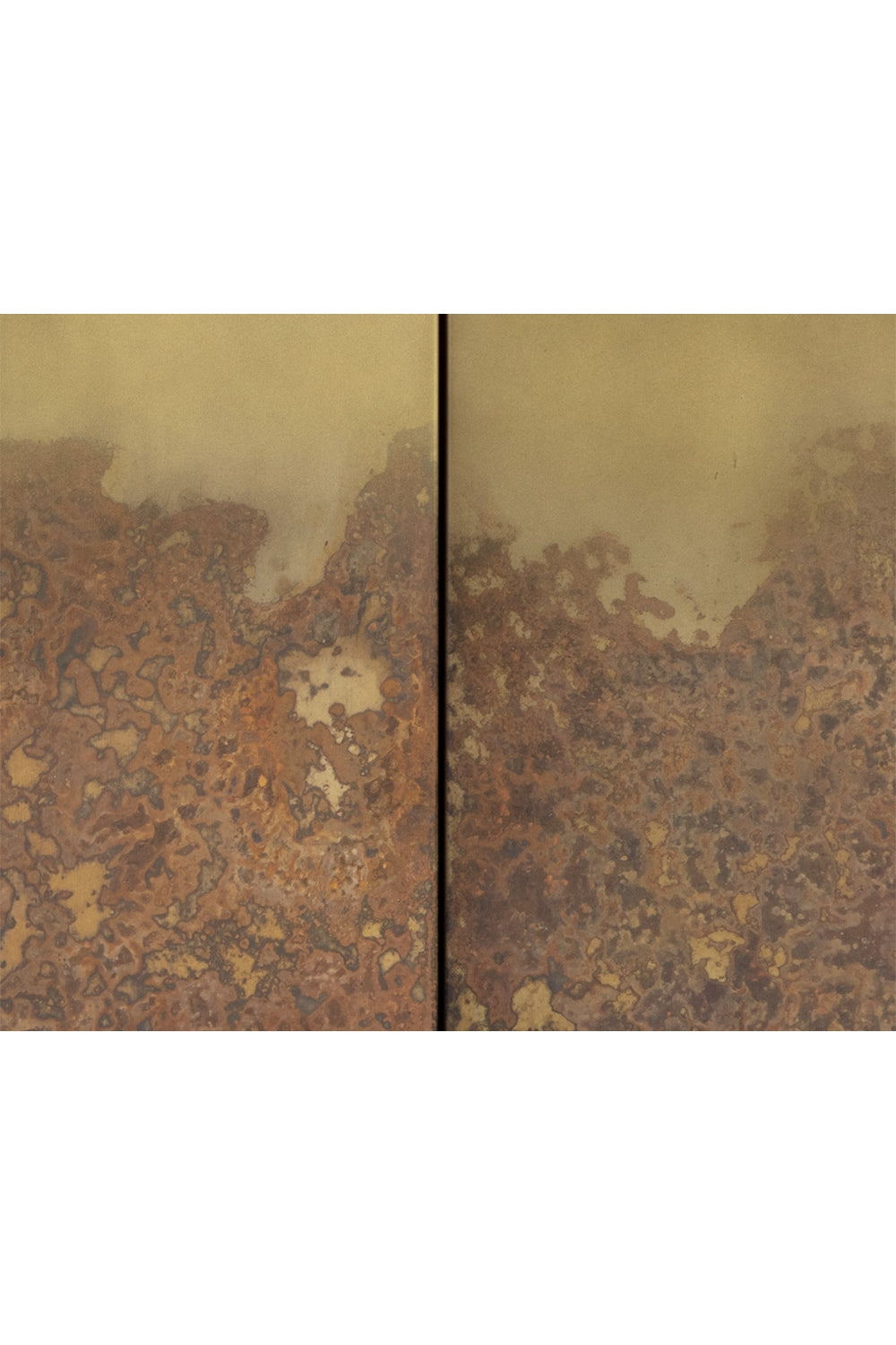 Modern European furniture - Antique Brass Patina 4-Door Cabinet - www.oroa.com | Oroa.com