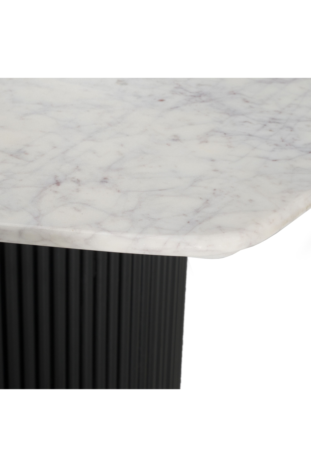 Hexagonal White Marble Dining Table | Oroa.com