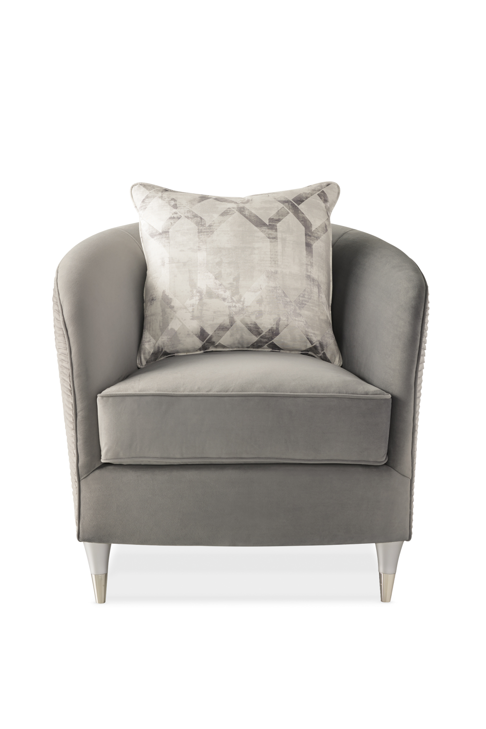 Gray Barrel Lounge Chair | Oroa.com