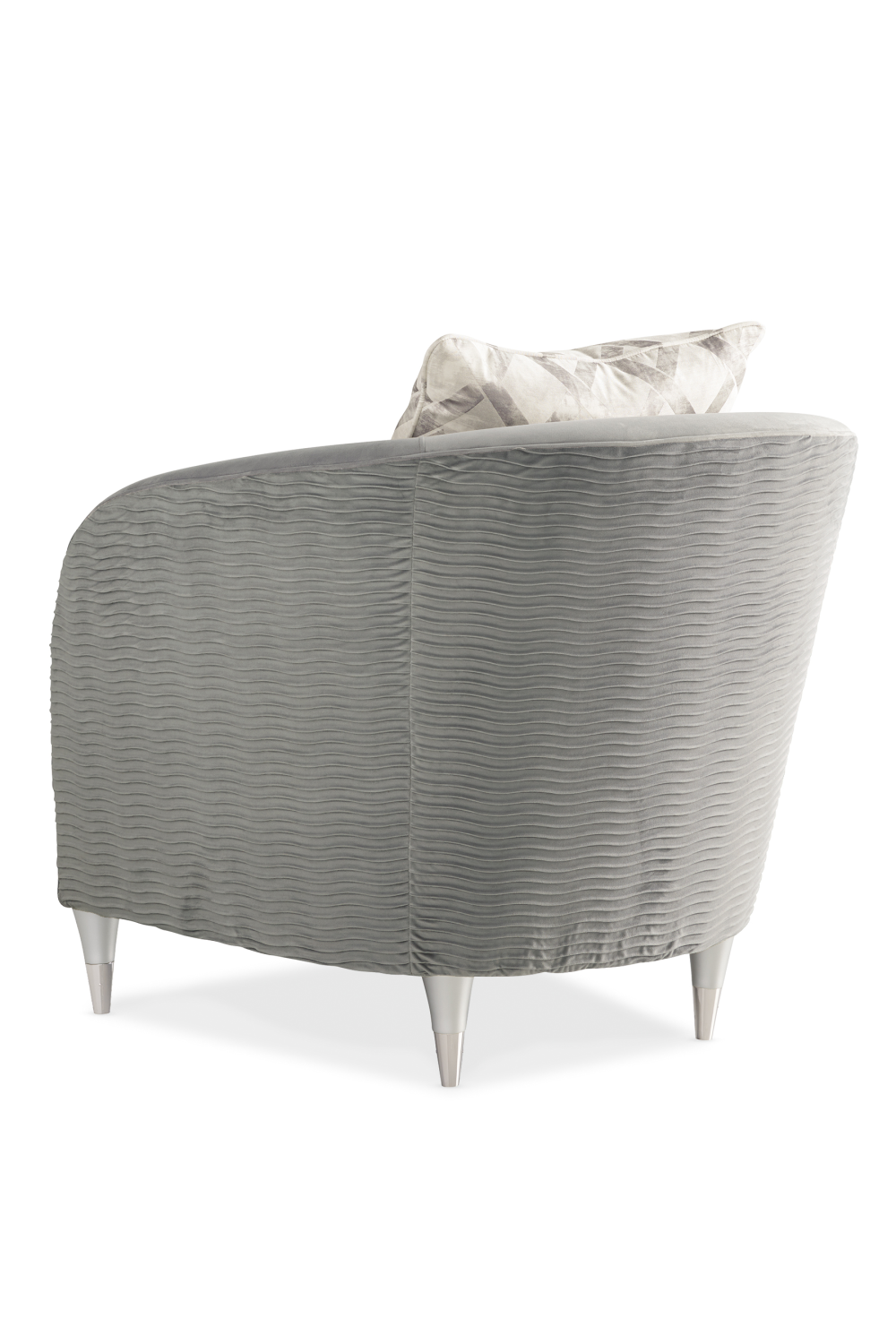 Gray Barrel Lounge Chair | Oroa.com