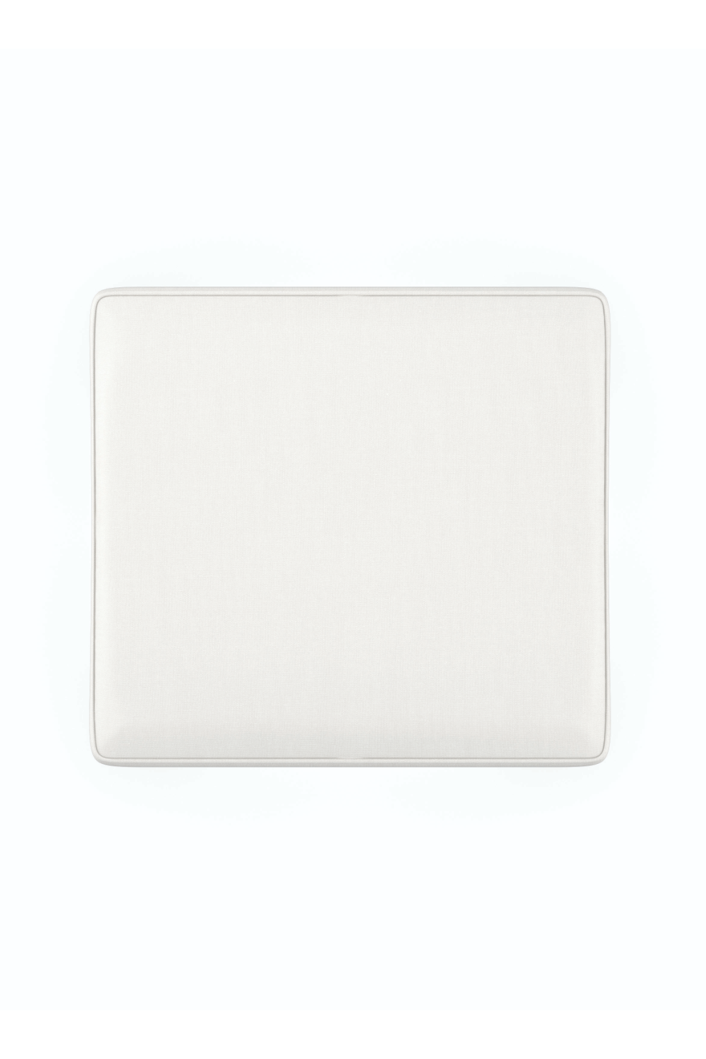 Cream Cushioned Ottoman | Oroa.com
