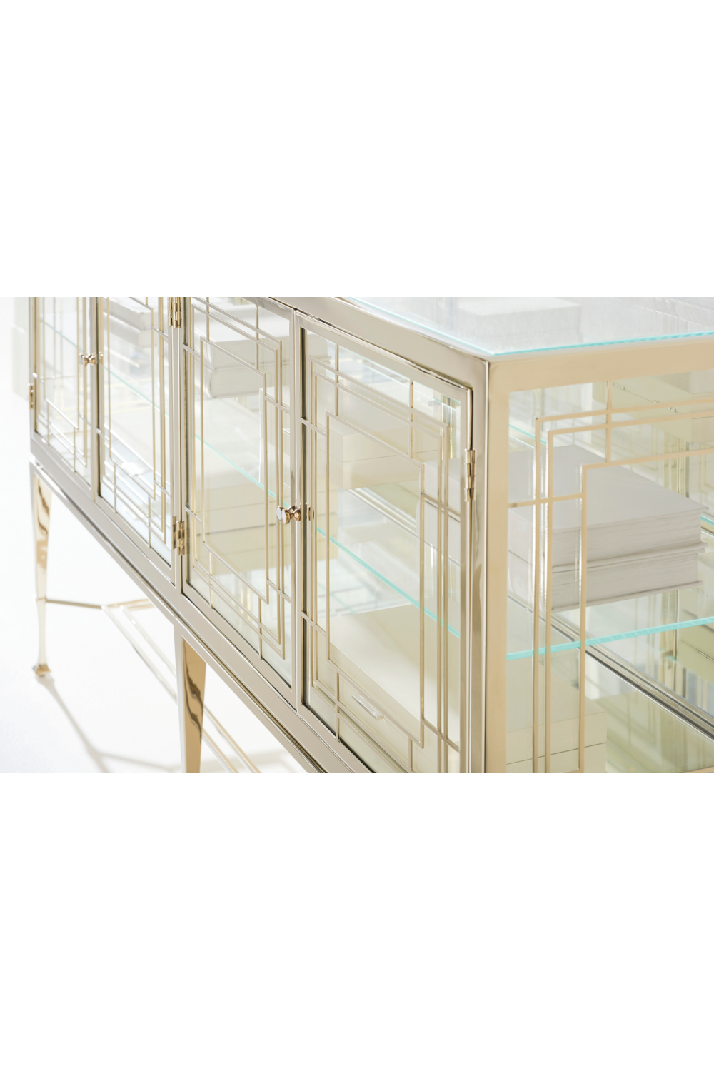 Clear Glass Sideboard | Oroa.com