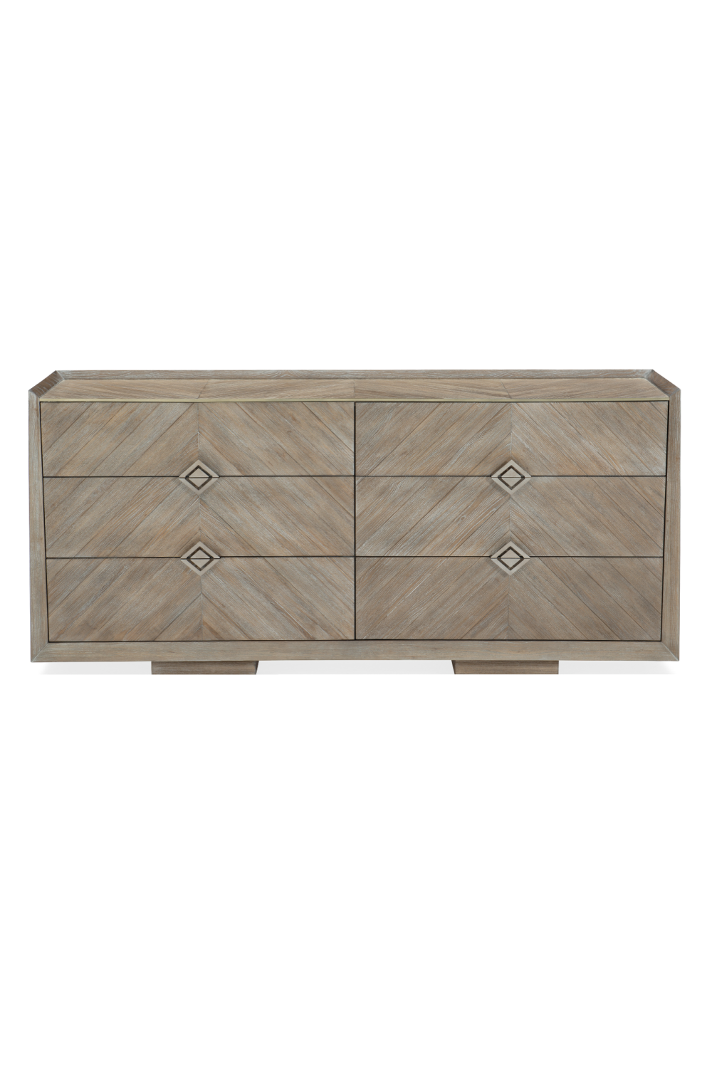 Ash Chevron Dresser | Oroa.com