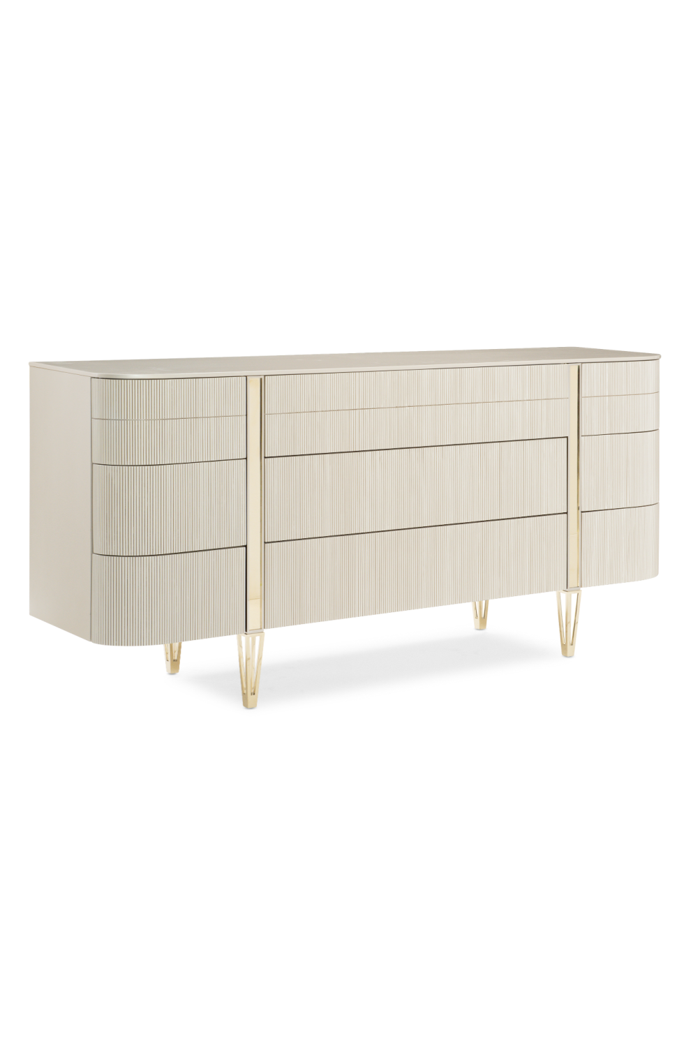 Matte Pearl Modern Dresser | Oroa.com