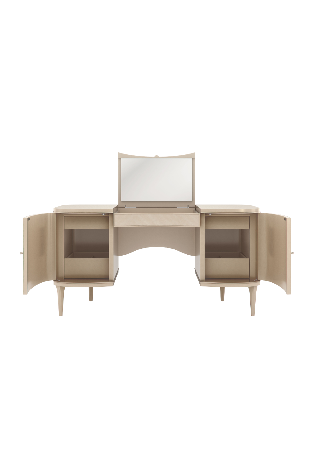 Cream Modern Vanity Table | Oroa.com