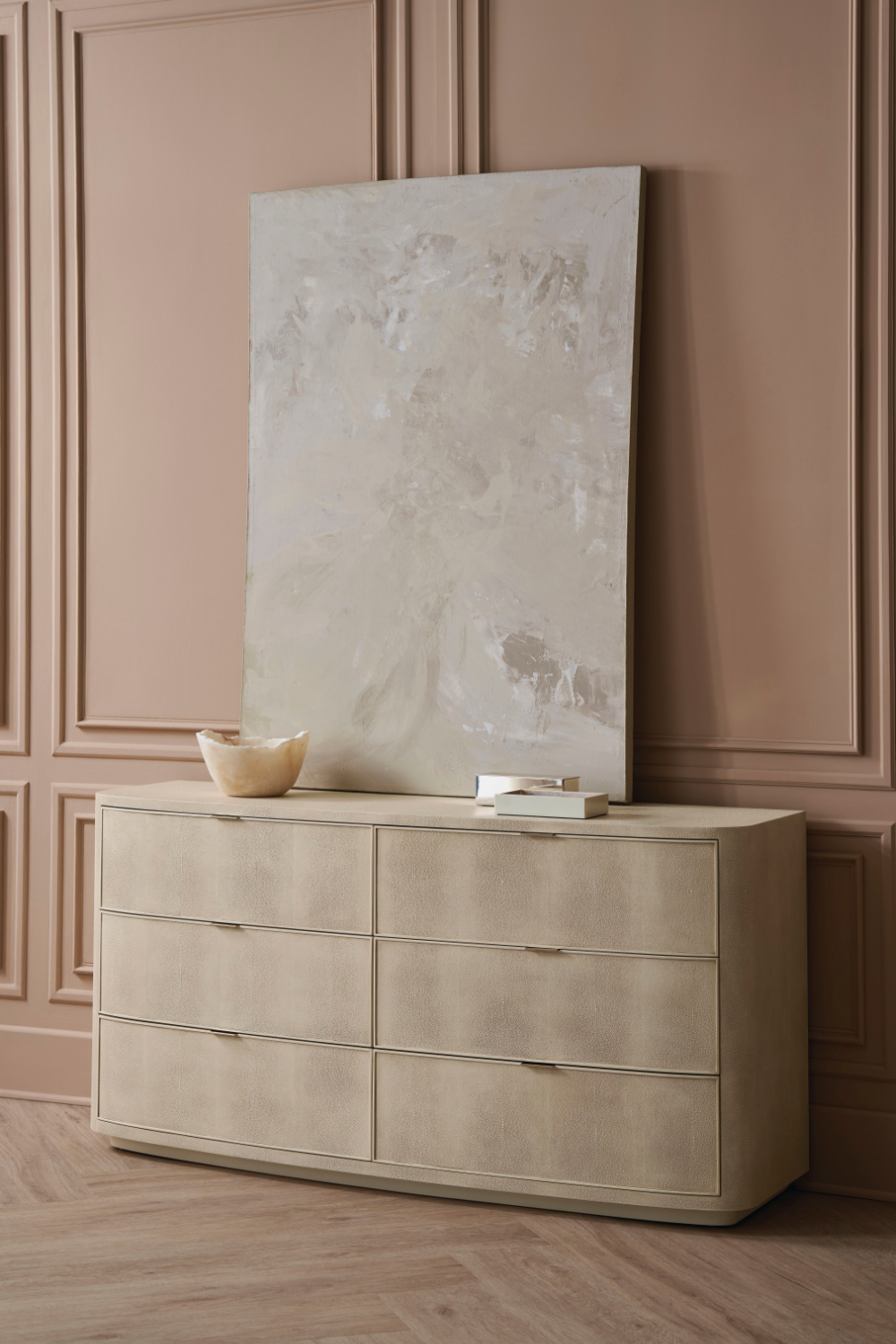 Cream Shagreen Dresser | Oroa.com