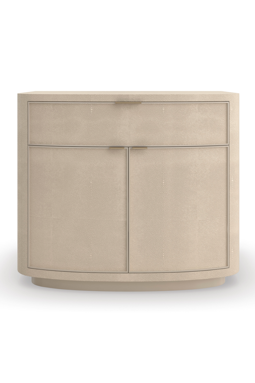 Cream Shagreen Nightstand | Oroa.com