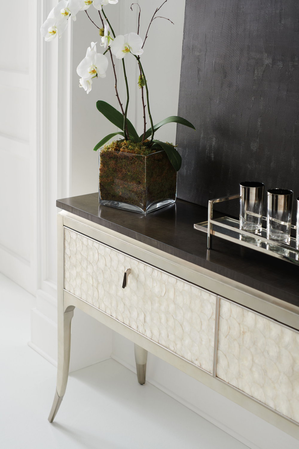 Silver Capiz Sideboard | Oroa.com