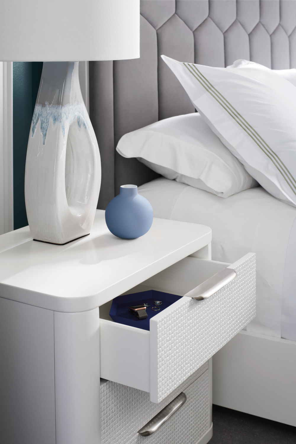 White Birch Nightstand | Oroa.com