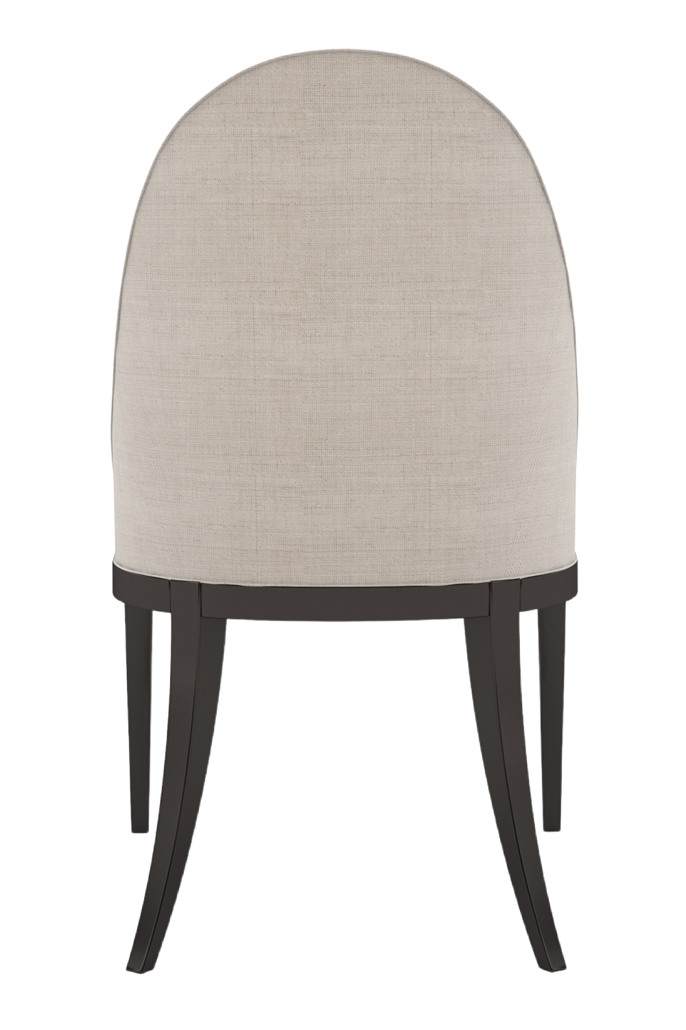 Beige Curved Side Chair | Oroa.com