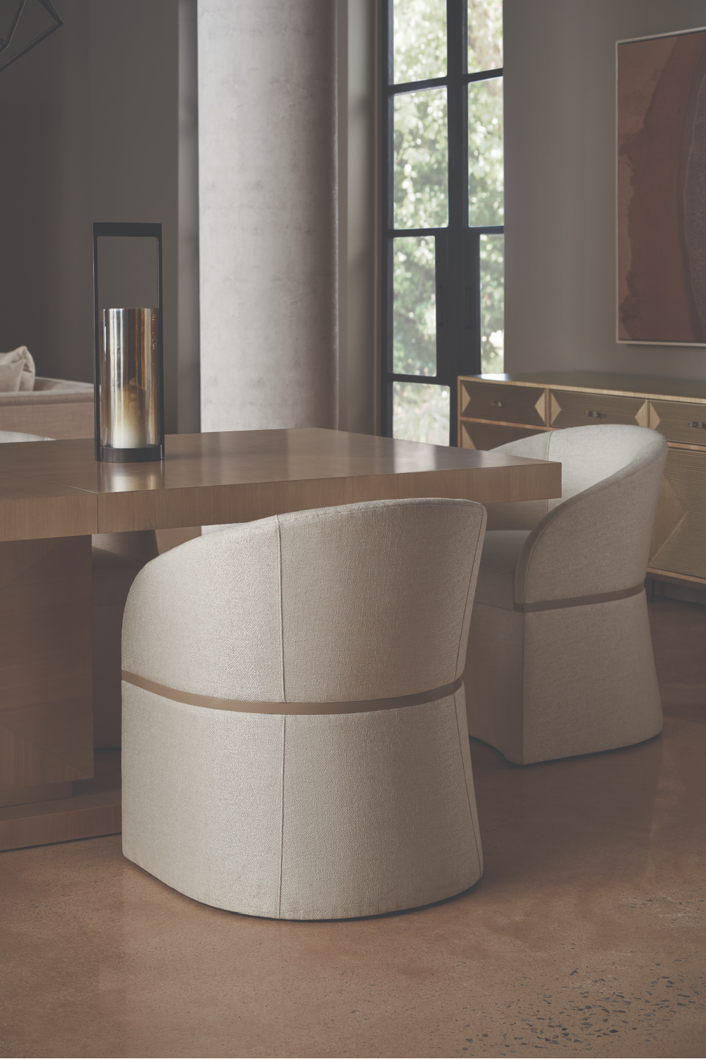 Geometrical Patterned Wooden Sideboard | Oroa.com