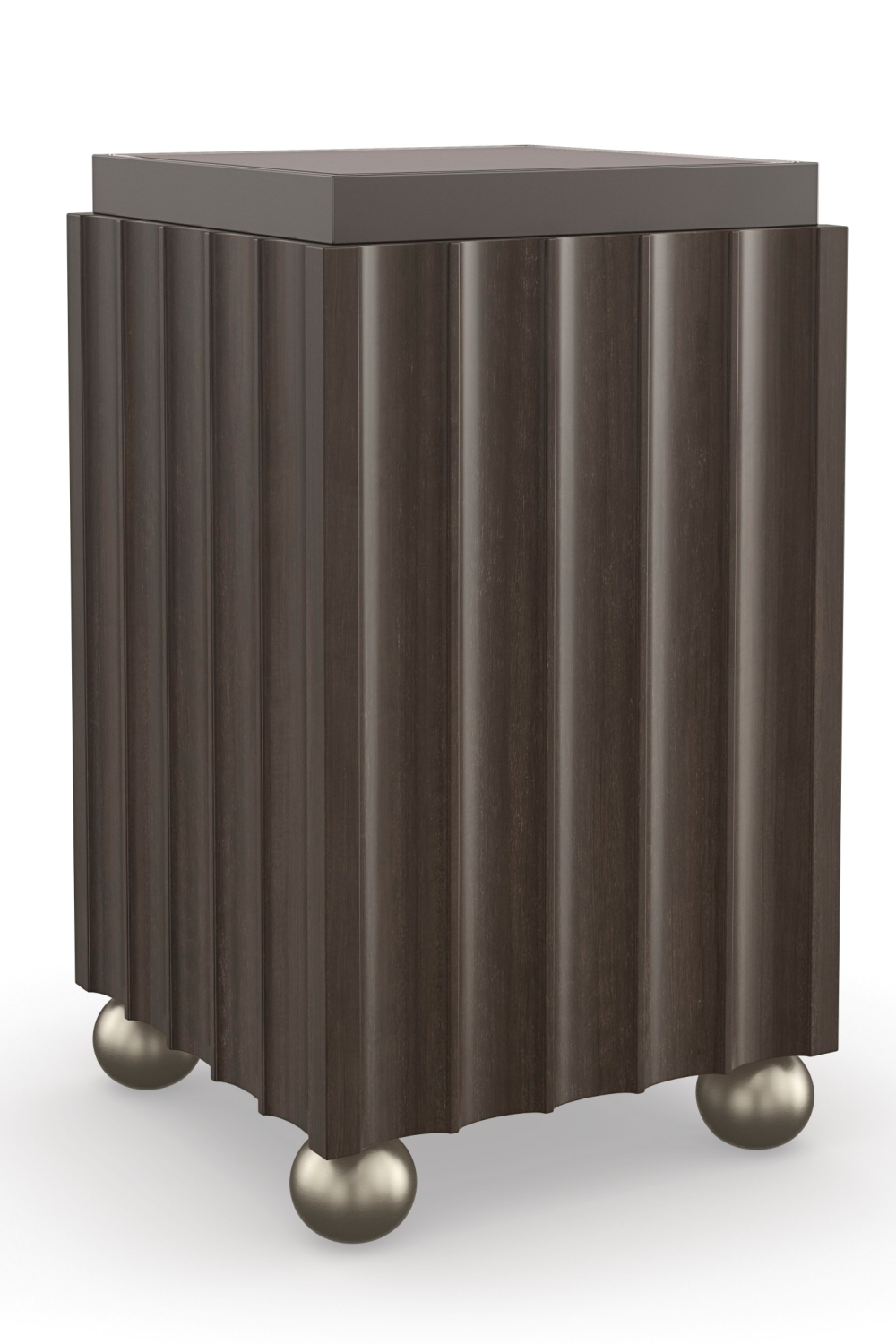 Brown Fluted Bar Table | Oroa.com
