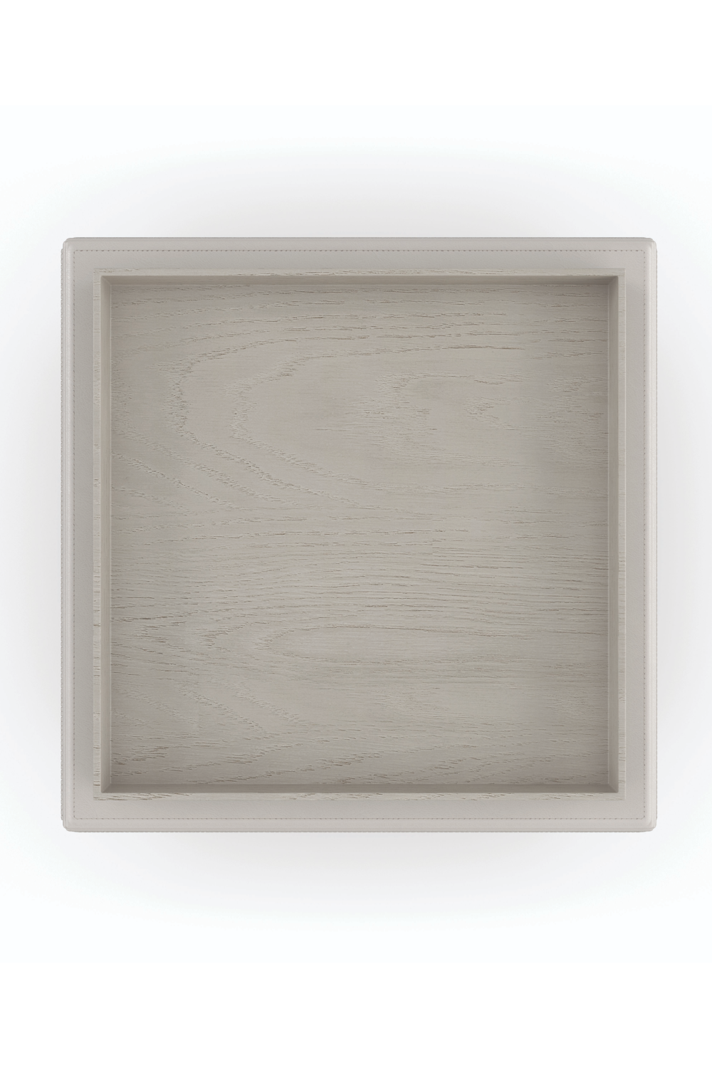 Taupe Leather Side Table | Oroa.com