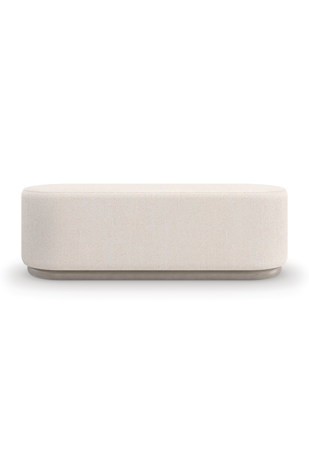 Bouclé Oval Bench | Oroa.com