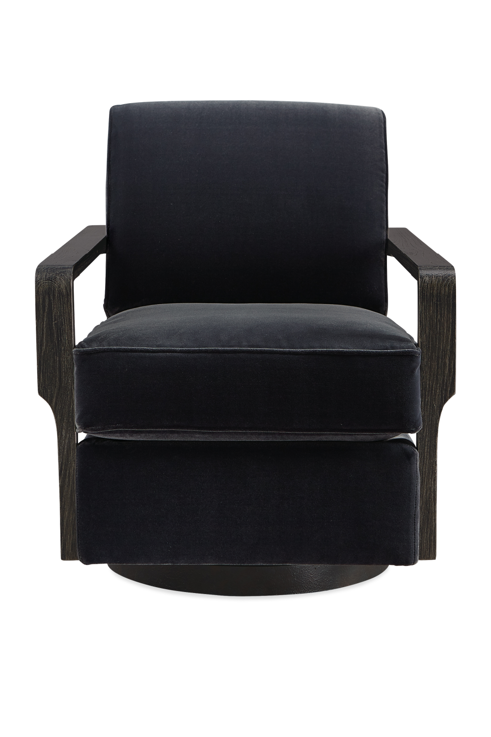Black Art Deco Swivel Chair | Oroa.com
