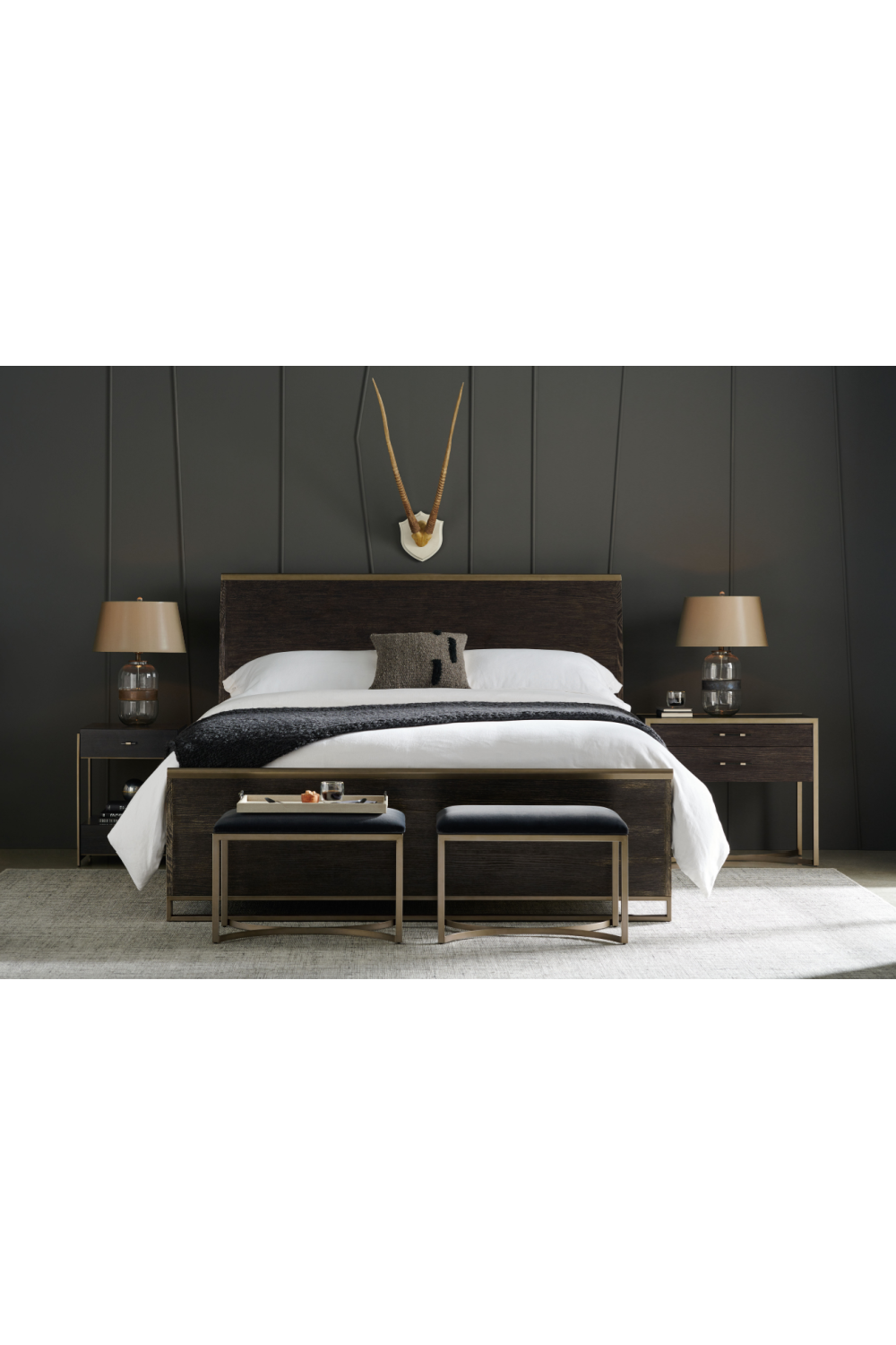 Cerused Oak Modern Nightstand L | Oroa.com