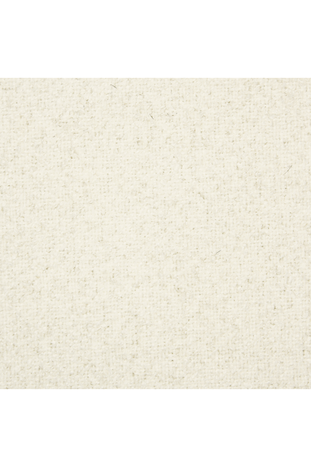 White Bouclé Swivel Chair | Oroa.com