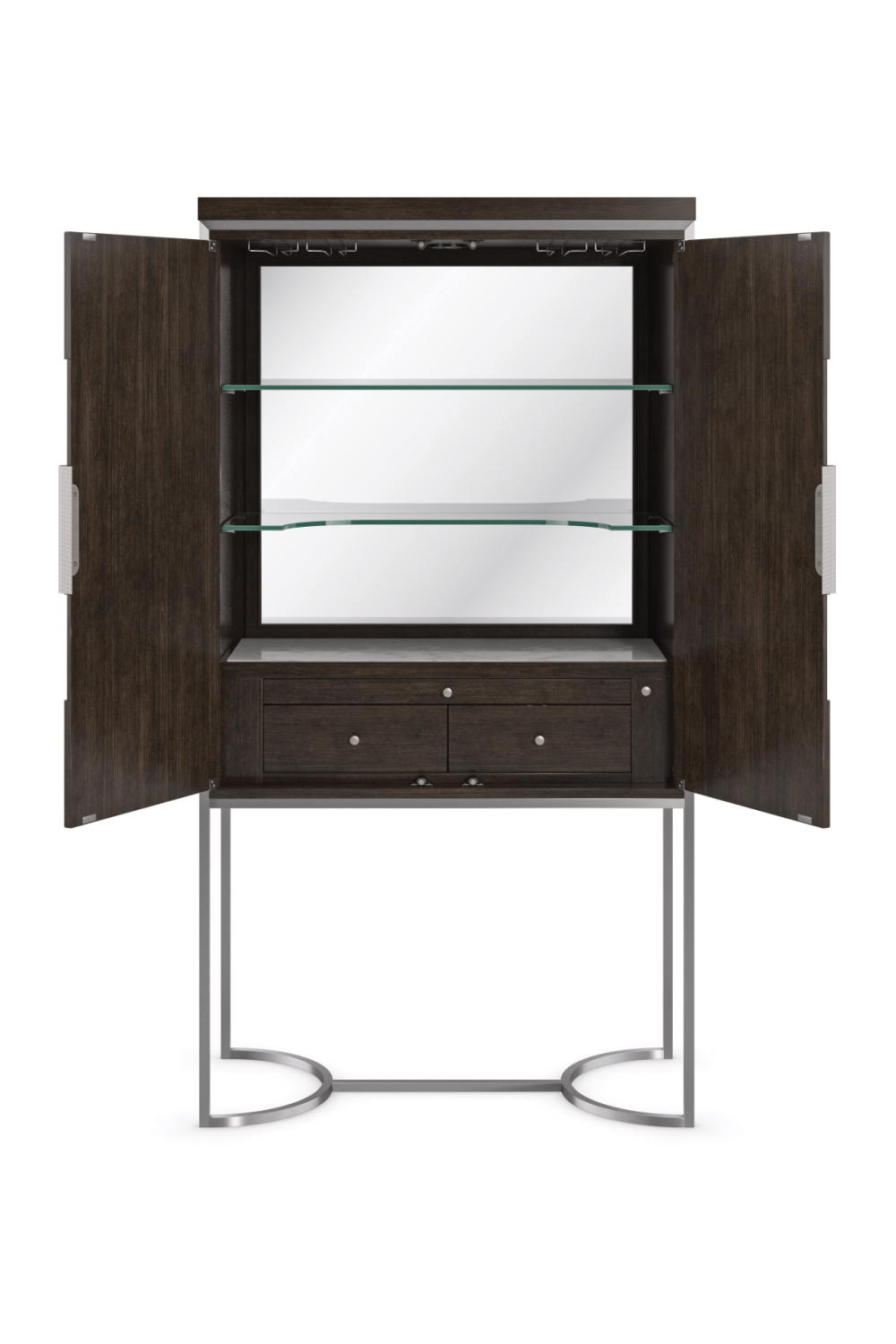 Metal Framed Modern Bar Cabinet | Oroa.com