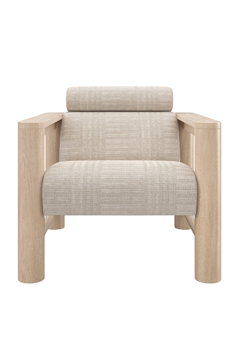 Oak Framed Lounge Chair | Oroa.com