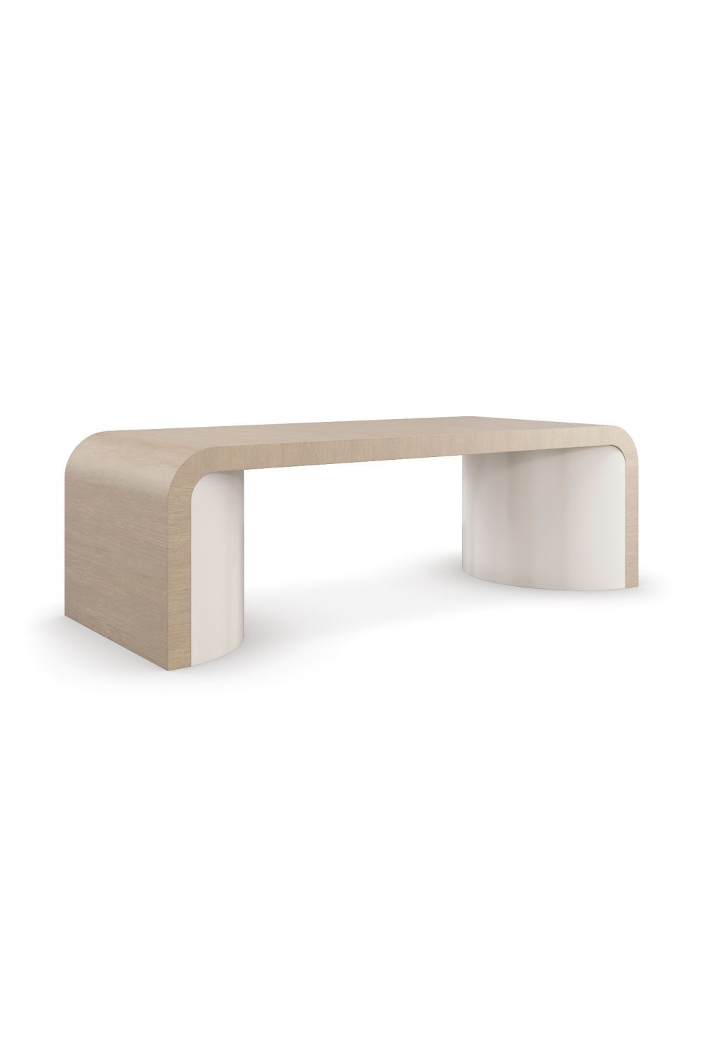 Curved Oak Coffee Table | Oroa.com