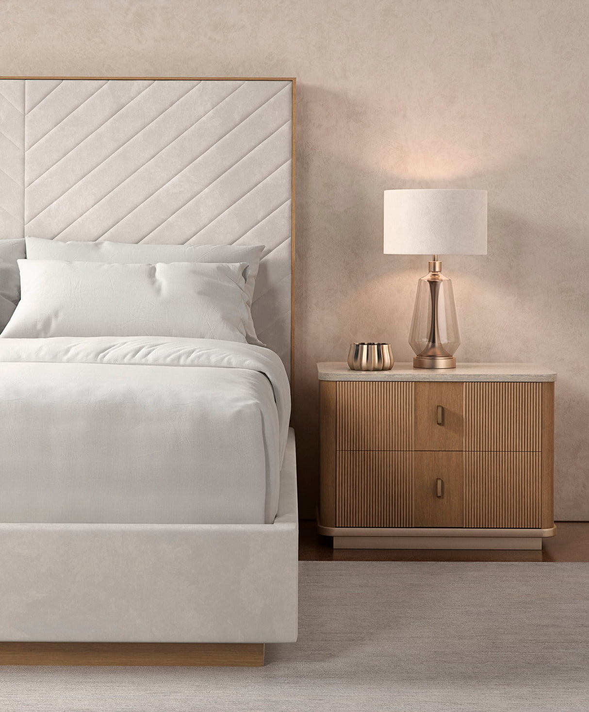Oak Modern Nightstand | Oroa.com