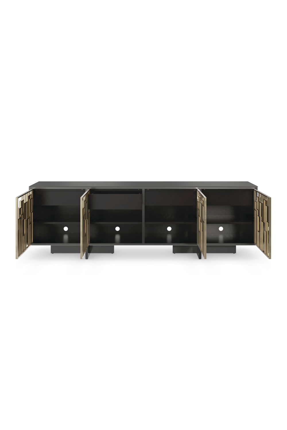 Geometric Patterned Media Cabinet | Oroa.com