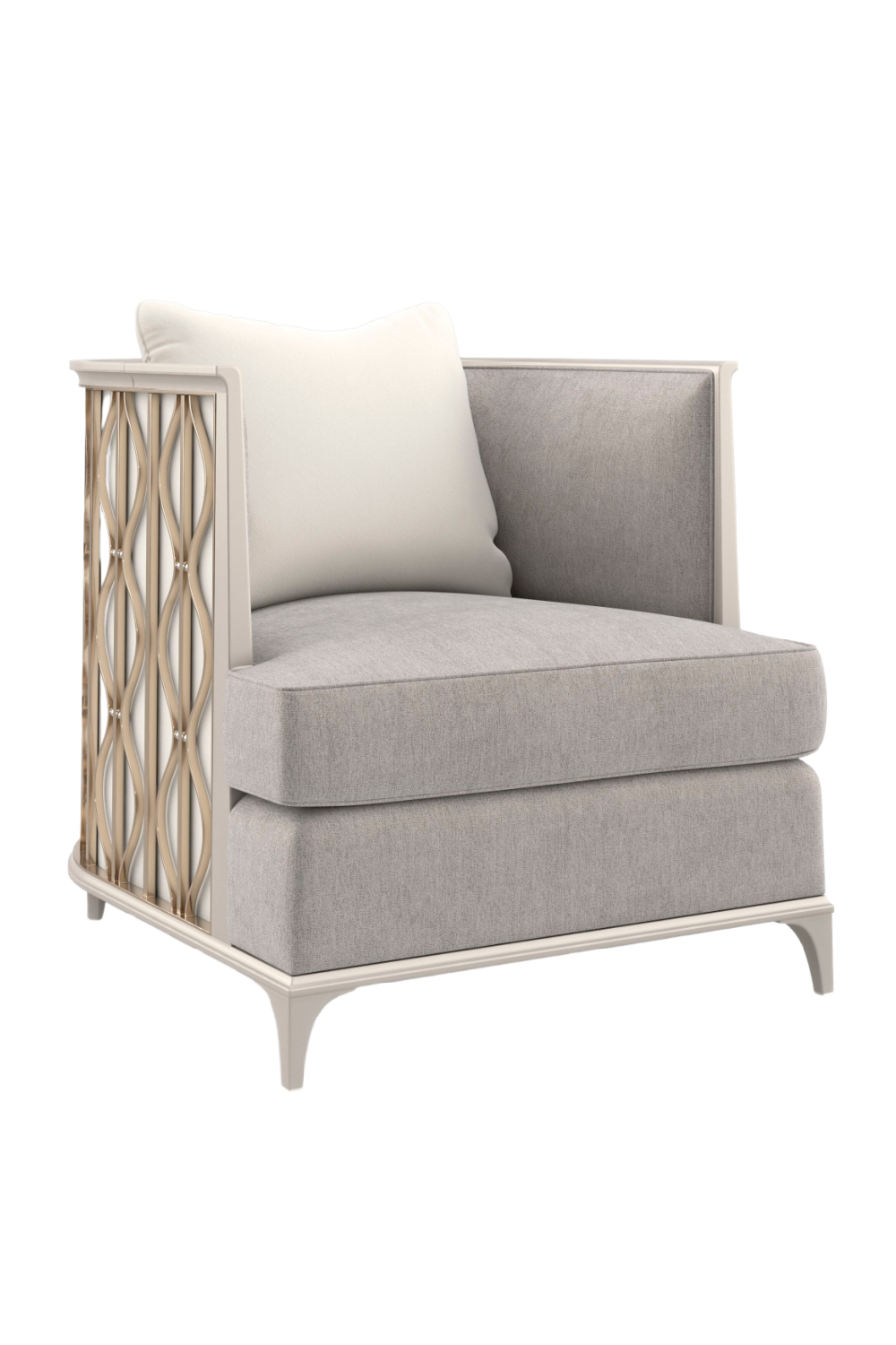 Gray Statement Lounge Chair | Oroa.com