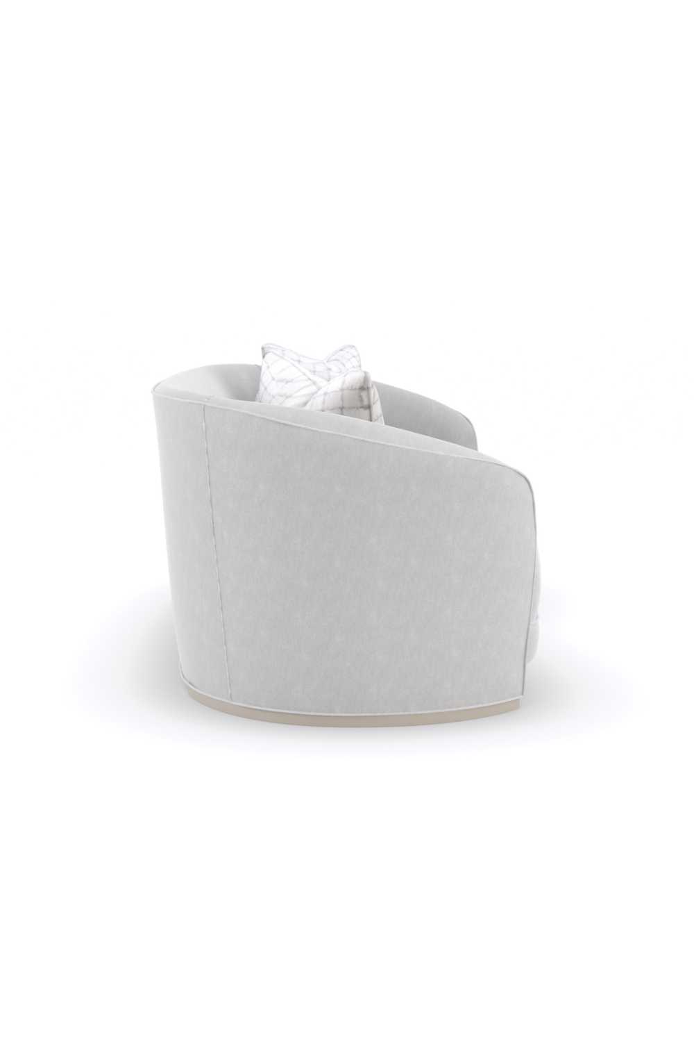 Light Gray Curved Sofa | Oroa.com
