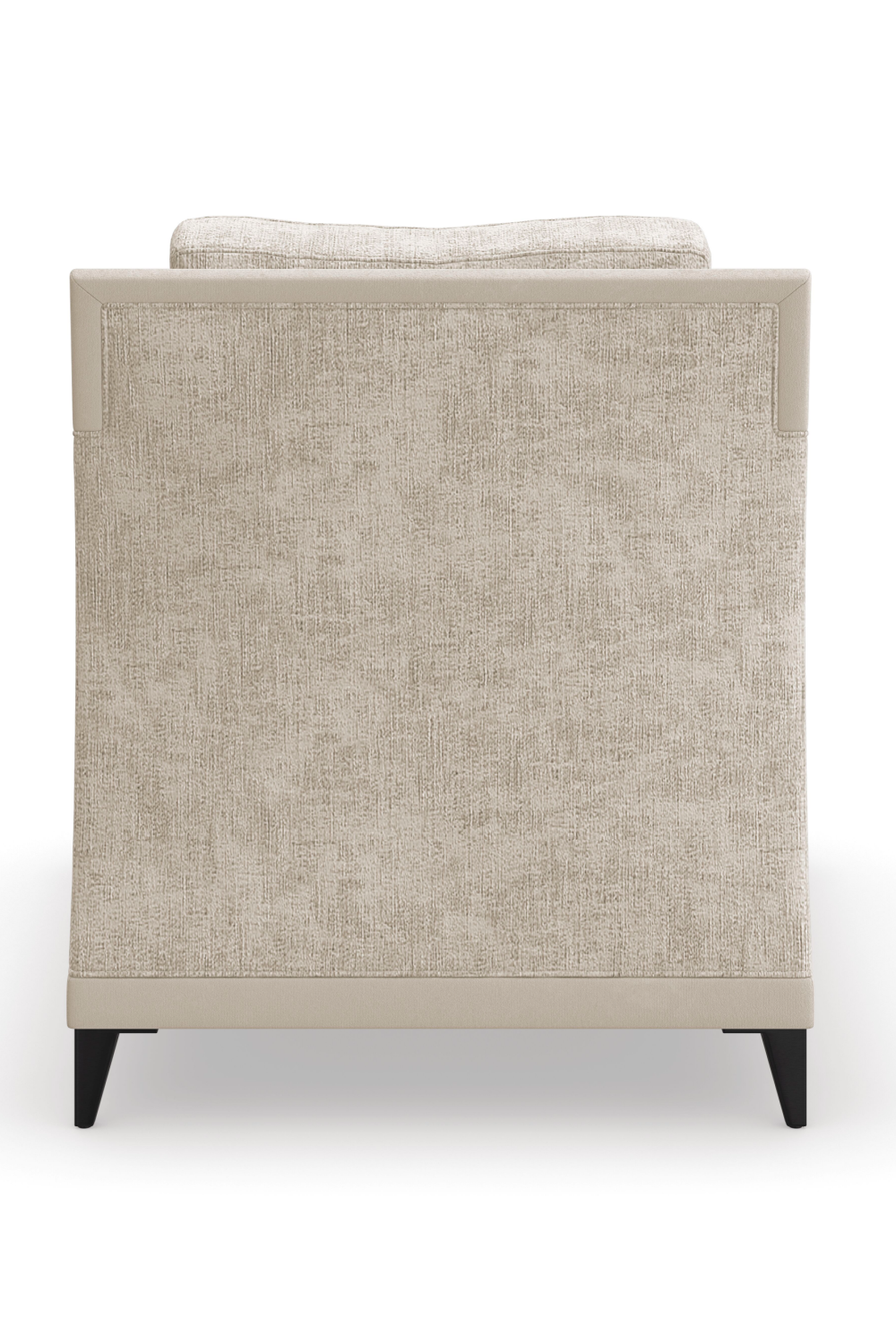 Beige Chenille Lounge Chair | Oroa.com