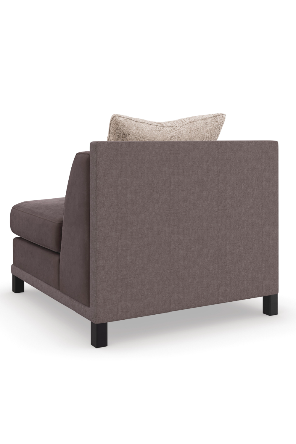 Brown Upholstered Sectional Chair | Oroa.com
