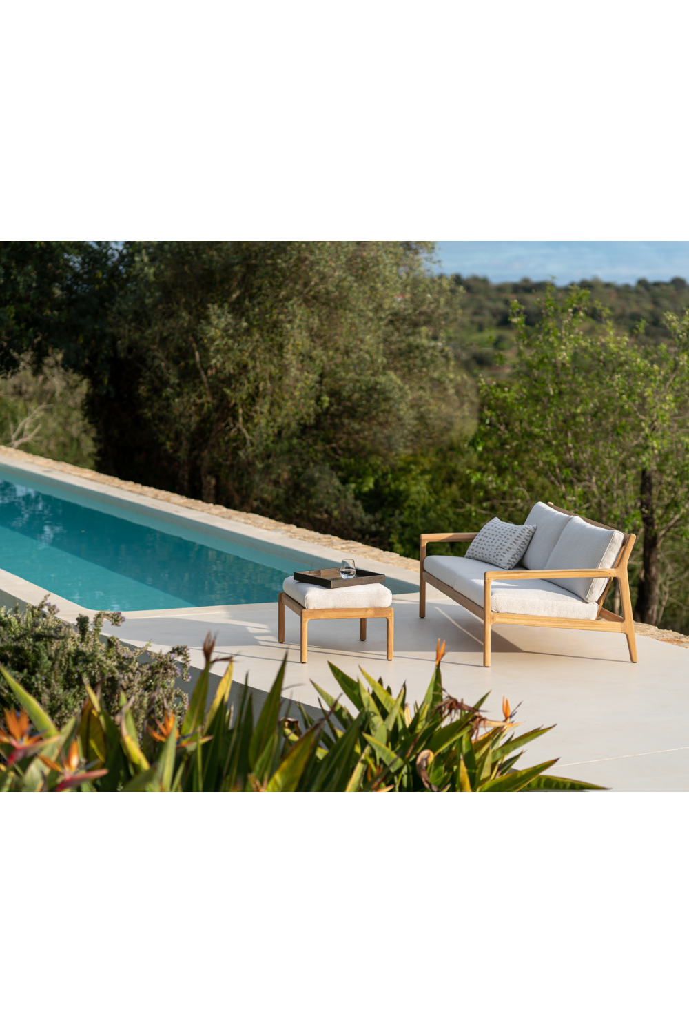 Teak Framed Outdoor Sofa | Oroa.com