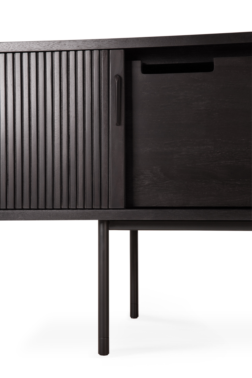 Black Teak TV Cupboard | Oroa.com