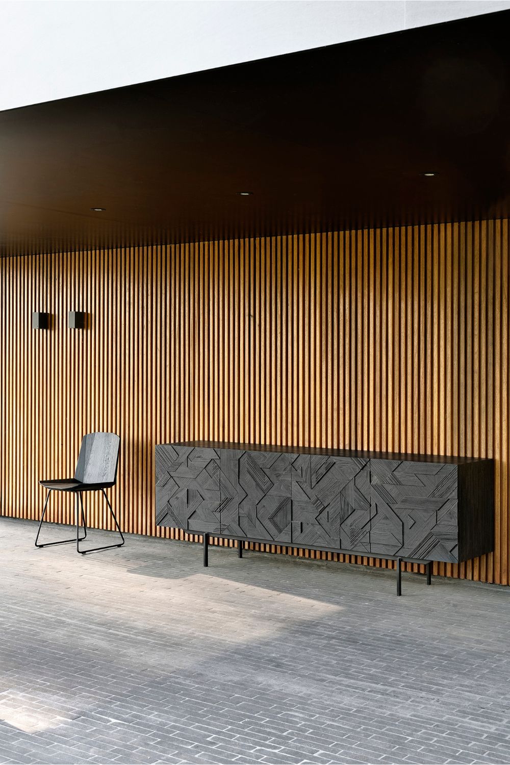 Black Teak Sideboard | Oroa.com