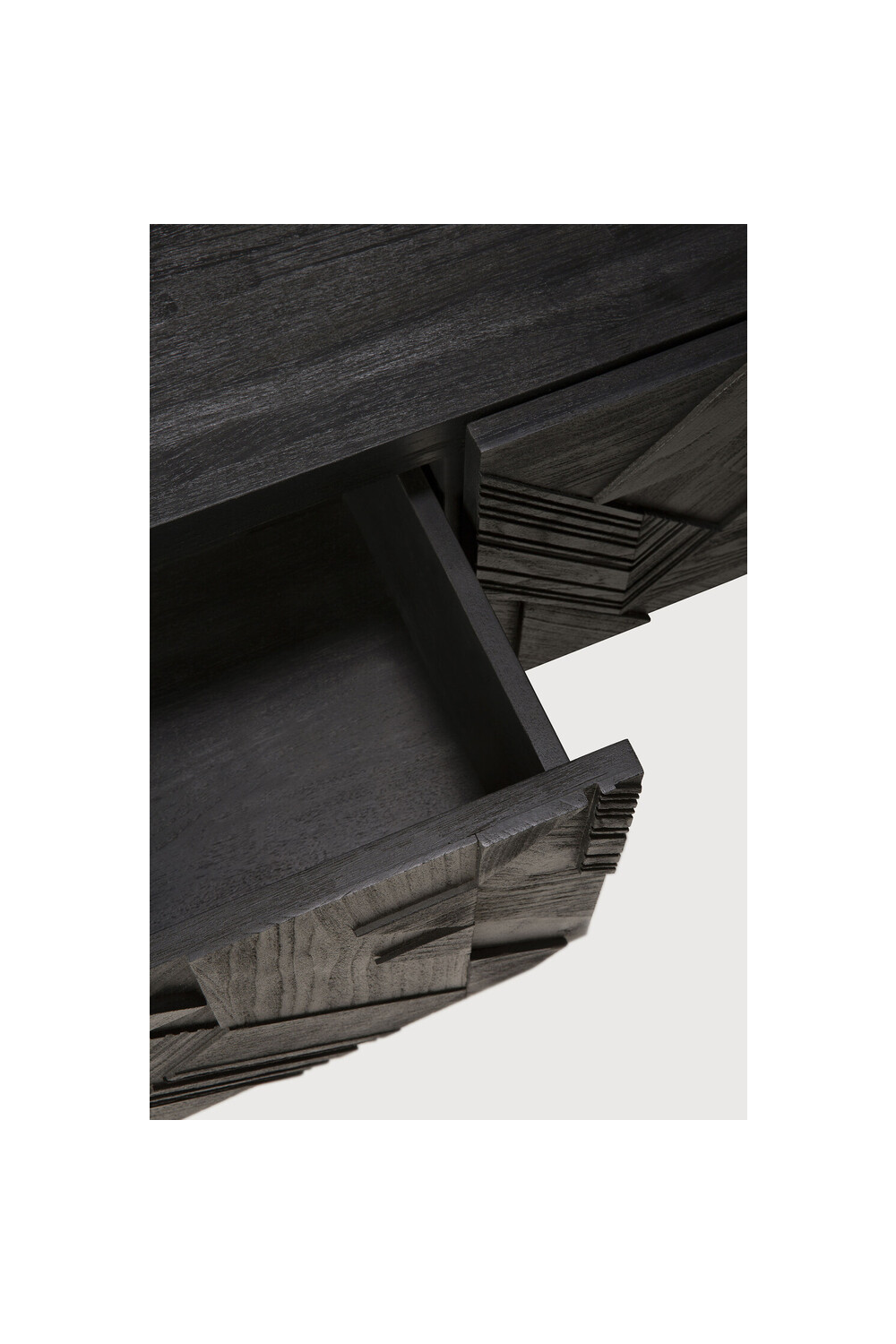 Black Teak Media Unit | Oroa.com