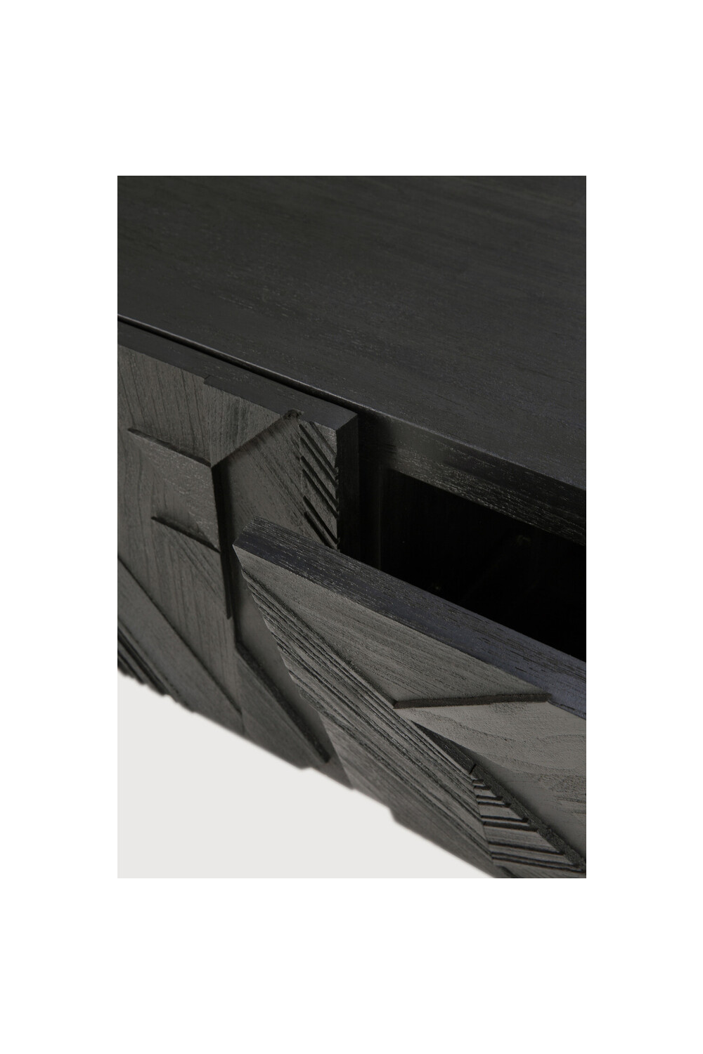 Black Teak Media Unit | Oroa.com