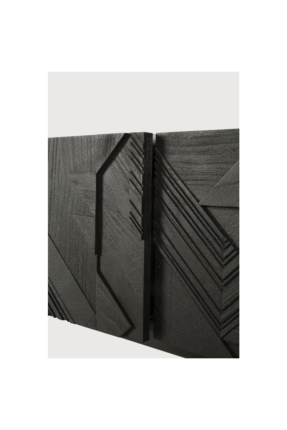 Black Teak Media Unit | Oroa.com