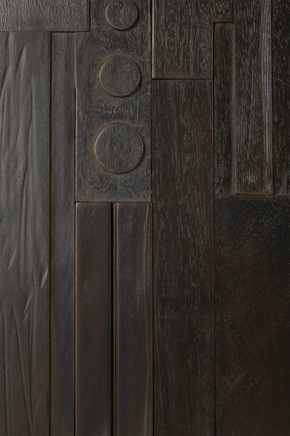 Black Teak Industrial Sideboard | Oroa.com