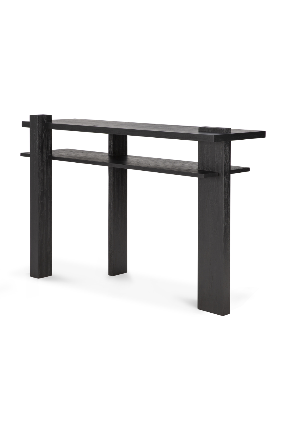 Black Teak Modern Console | Oroa.com
