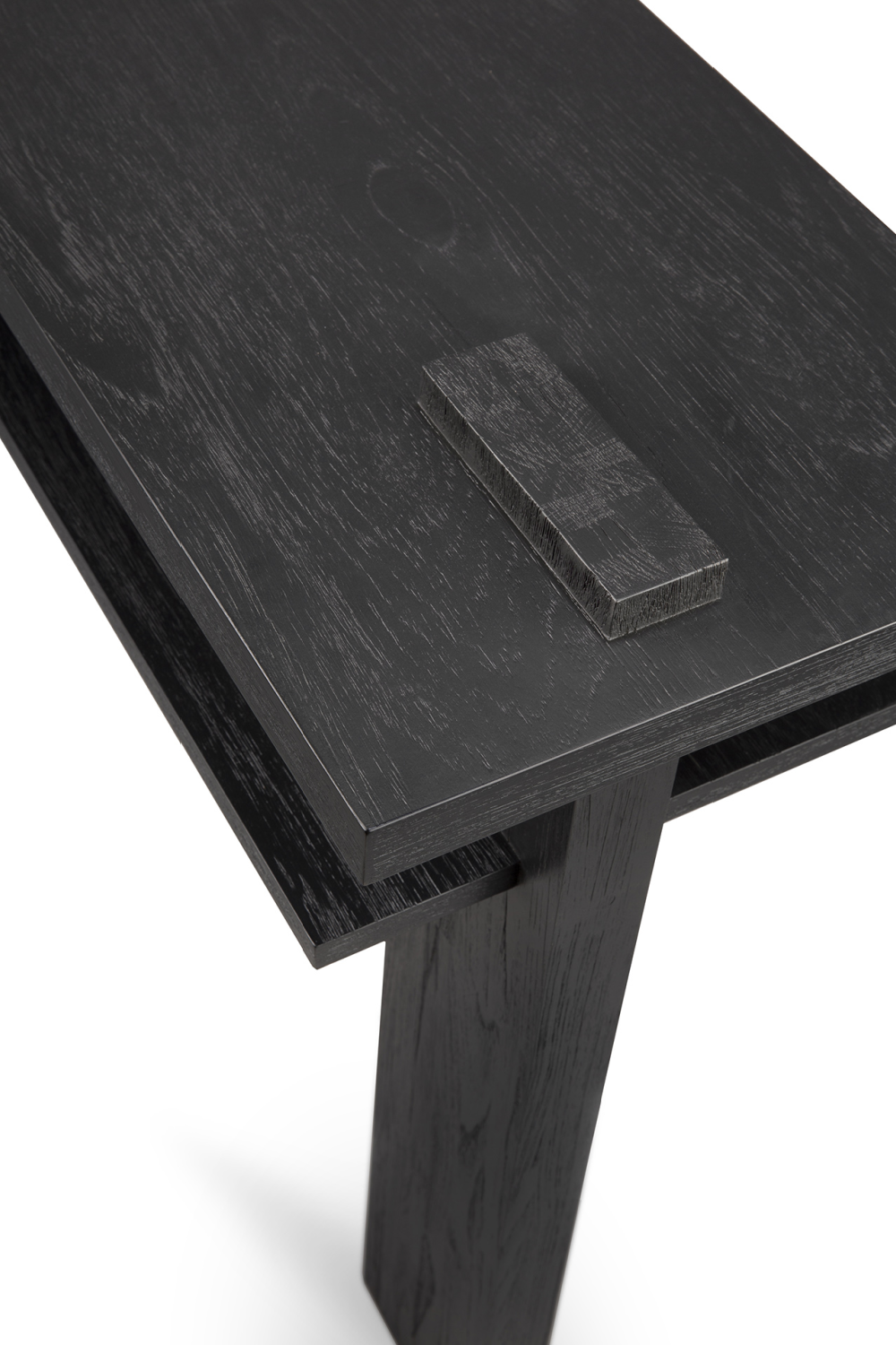 Black Teak Modern Console | Oroa.com