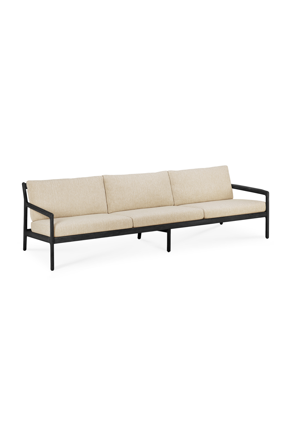 Black Teak 3+ Seater Outdoor Sofa | Oroa.com